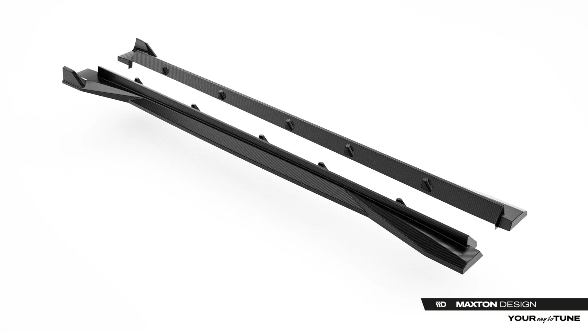 Prepreg Carbon Fiber Side Skirts Audi RSQ8 Mk1 Facelift
