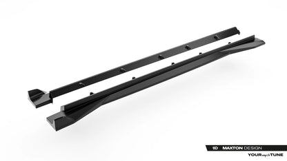Prepreg Carbon Fiber Side Skirts Audi RSQ8 Mk1 Facelift