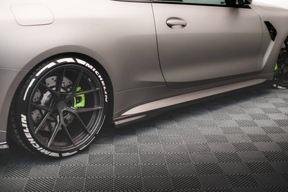 Prepreg Carbon Fiber Side Skirts BMW M4 G82 / G82 Facelift