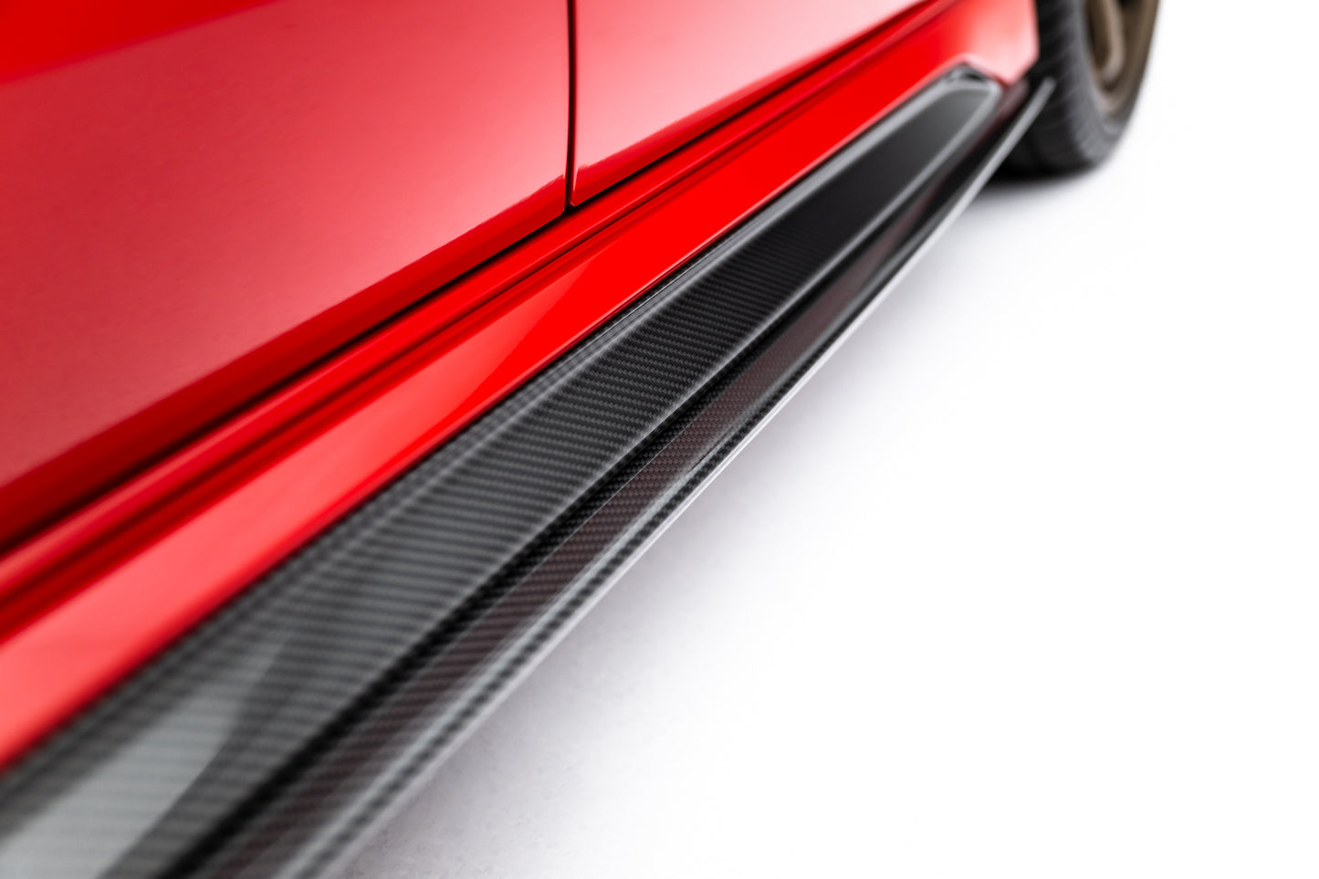 Prepreg Carbon Fiber Side Skirts V.1 Audi RS3 Sedan / Sportback 8Y / 8Y Facelift