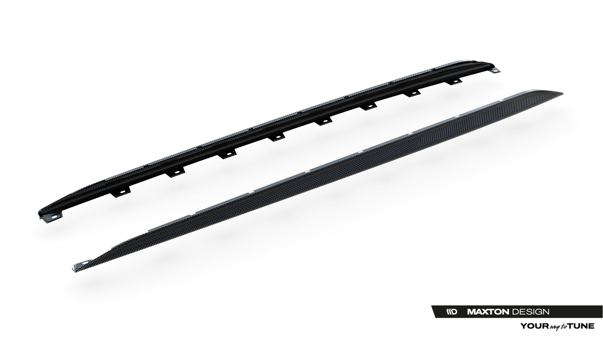 Prepreg Carbon Fiber Side Skirts V.2 Audi RS3 Sedan / Sportback 8Y / 8Y Facelift