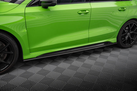 Prepreg Carbon Fiber Side Skirts V.3 Audi RS3 Sedan / Sportback 8Y / 8Y Facelift