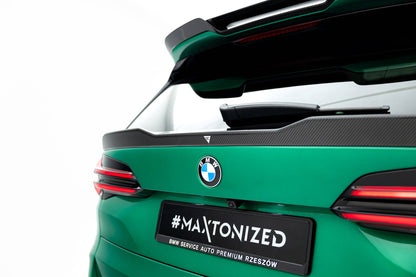 Prepreg Carbon Fiber Tailgate Spoiler (Lower) BMW X5 M / X5 M-Pack F95 / F95 Facelift  / G05 Facelift