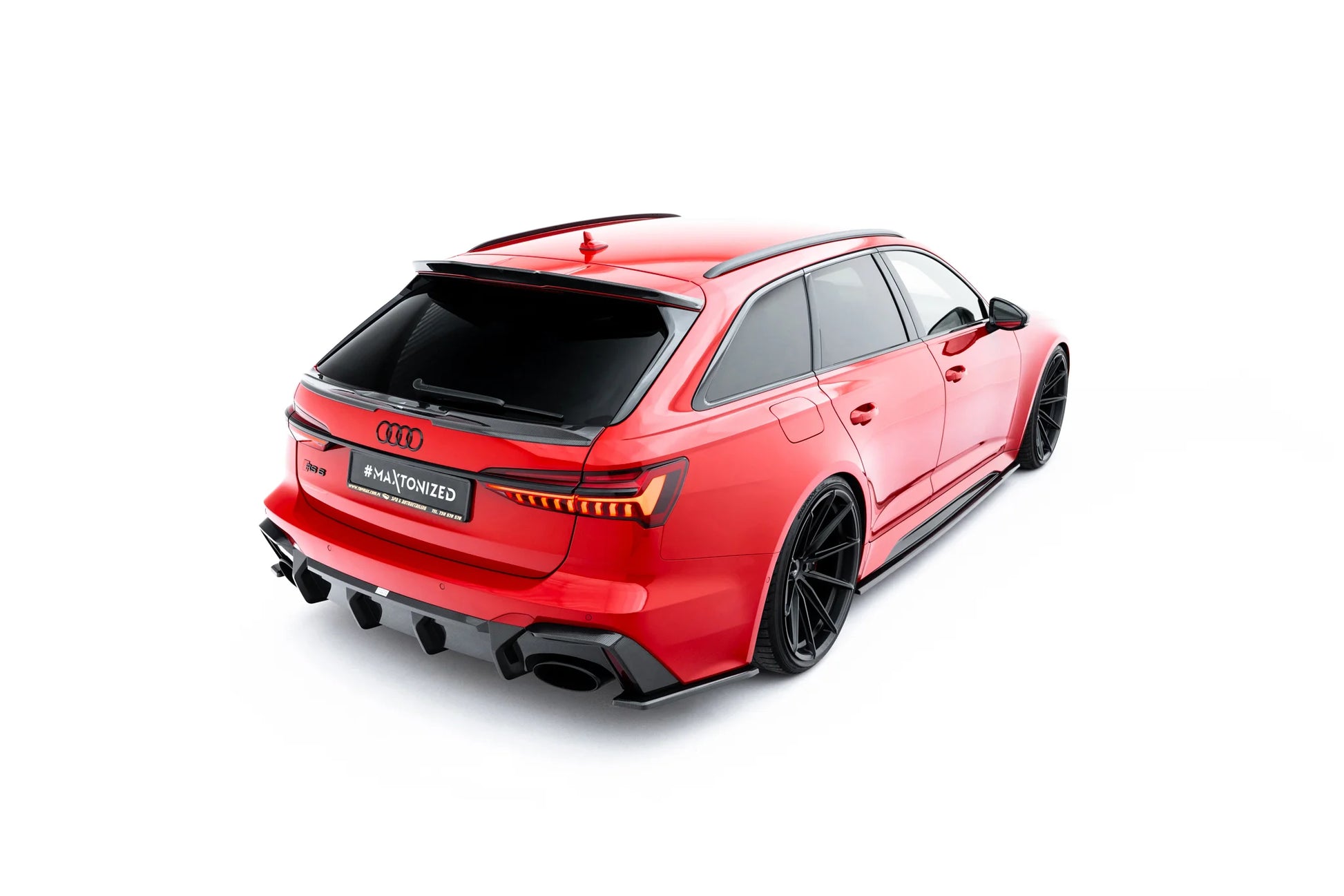 Prepreg Carbon Fiber Tailgate Spoiler (Upper) Audi RS6 C8 / C8 Facelift