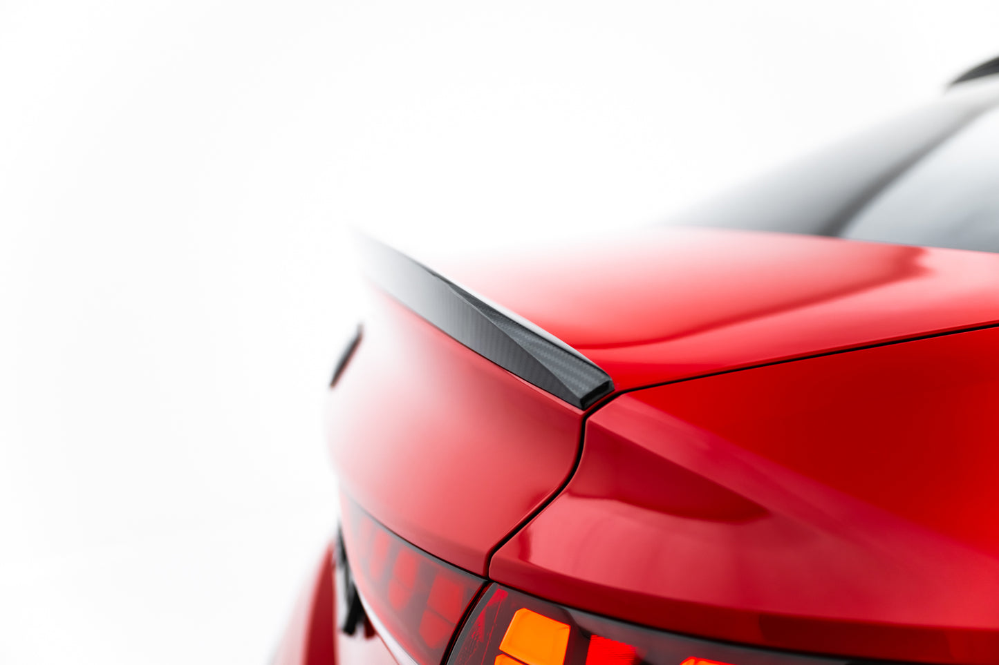Prepreg Carbon Fiber Tailgate Spoiler V.2 Audi RS3 / S3 / A3 S-Line / A3 Sedan 8Y Facelift