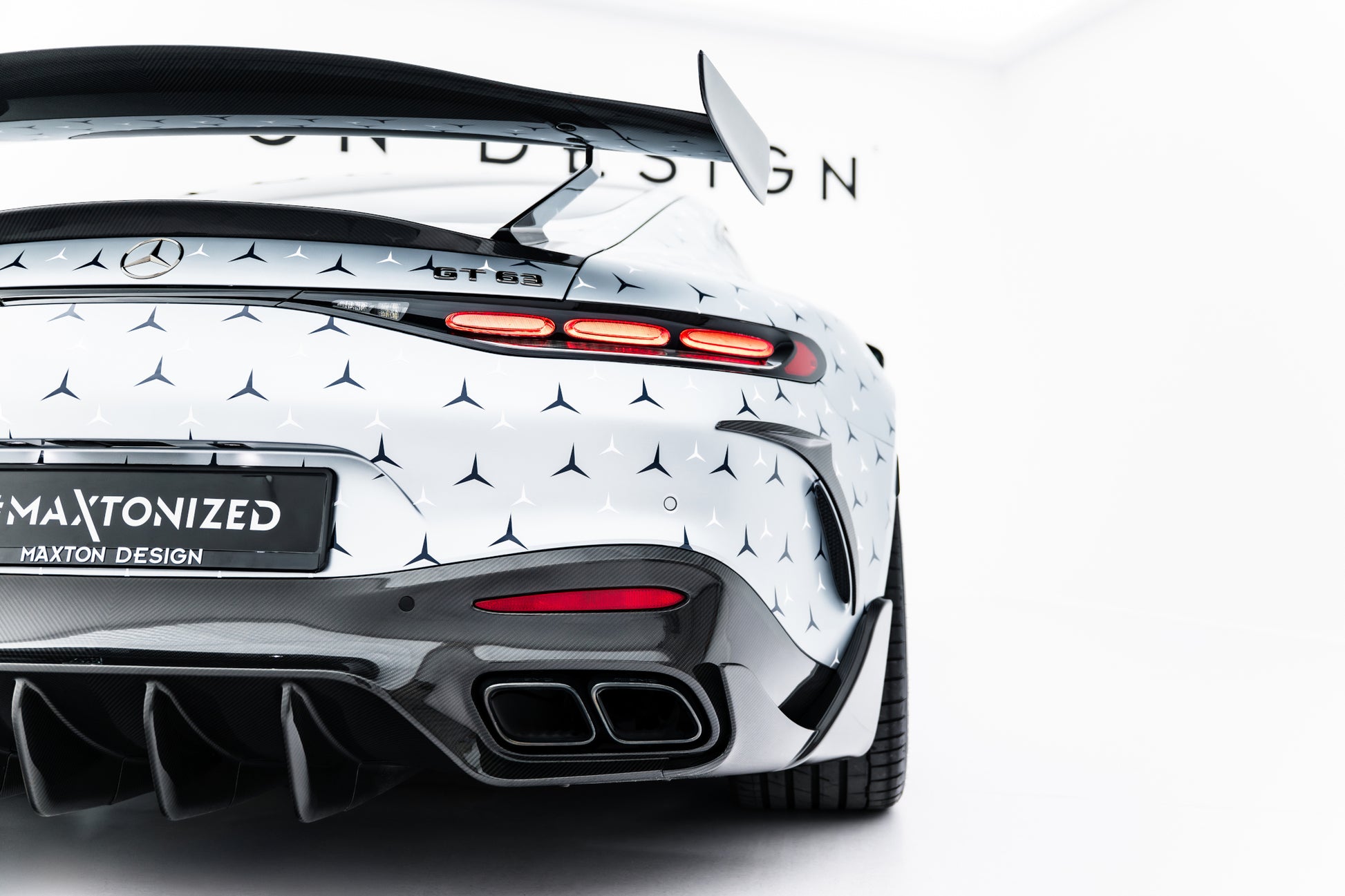 Prepreg Rear Bumper Carbon Canards Mercedes-AMG GT 63 / 55 / 63 S E Performance C192