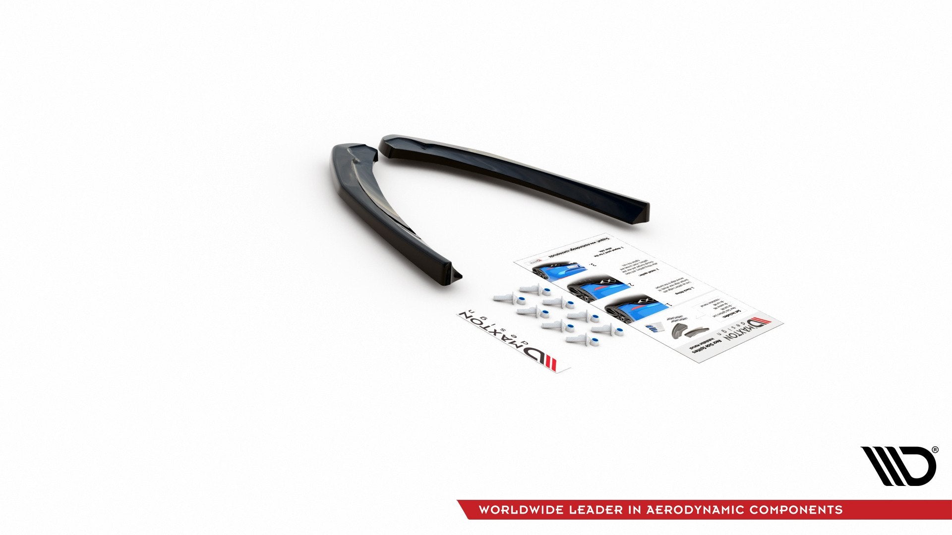Rear Side Splitters Abarth 124 Spider