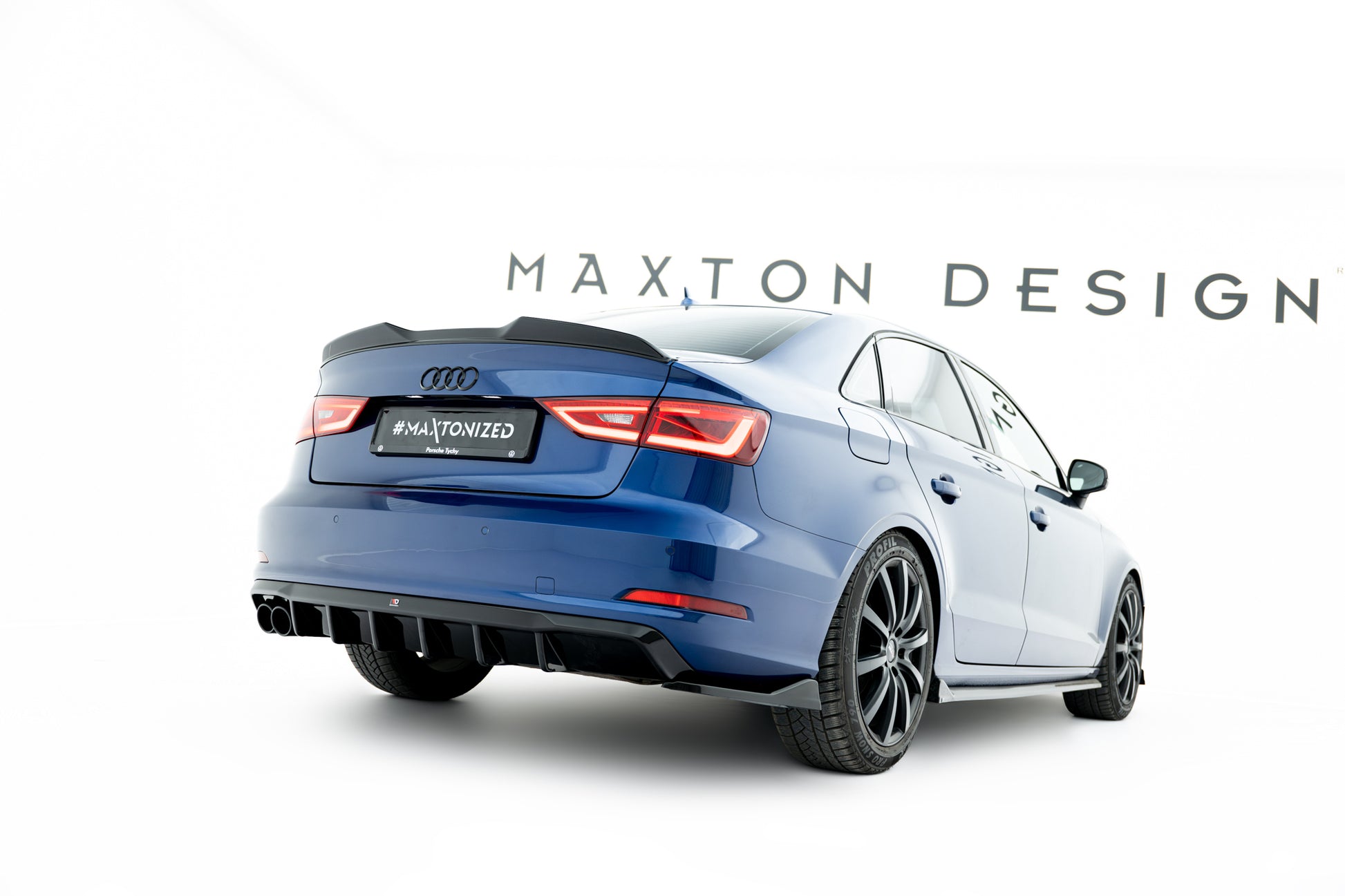 Rear Side Splitters Audi A3 Sedan 8V