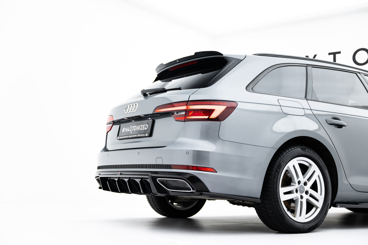 Rear Side Splitters Audi A4 / A4 S-Line / S4 Sedan / Avant B9