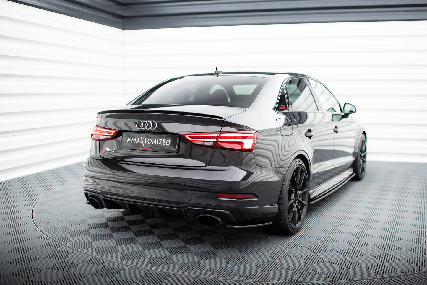 Rear Side Splitters Audi RS3 Sedan 8V Facelift