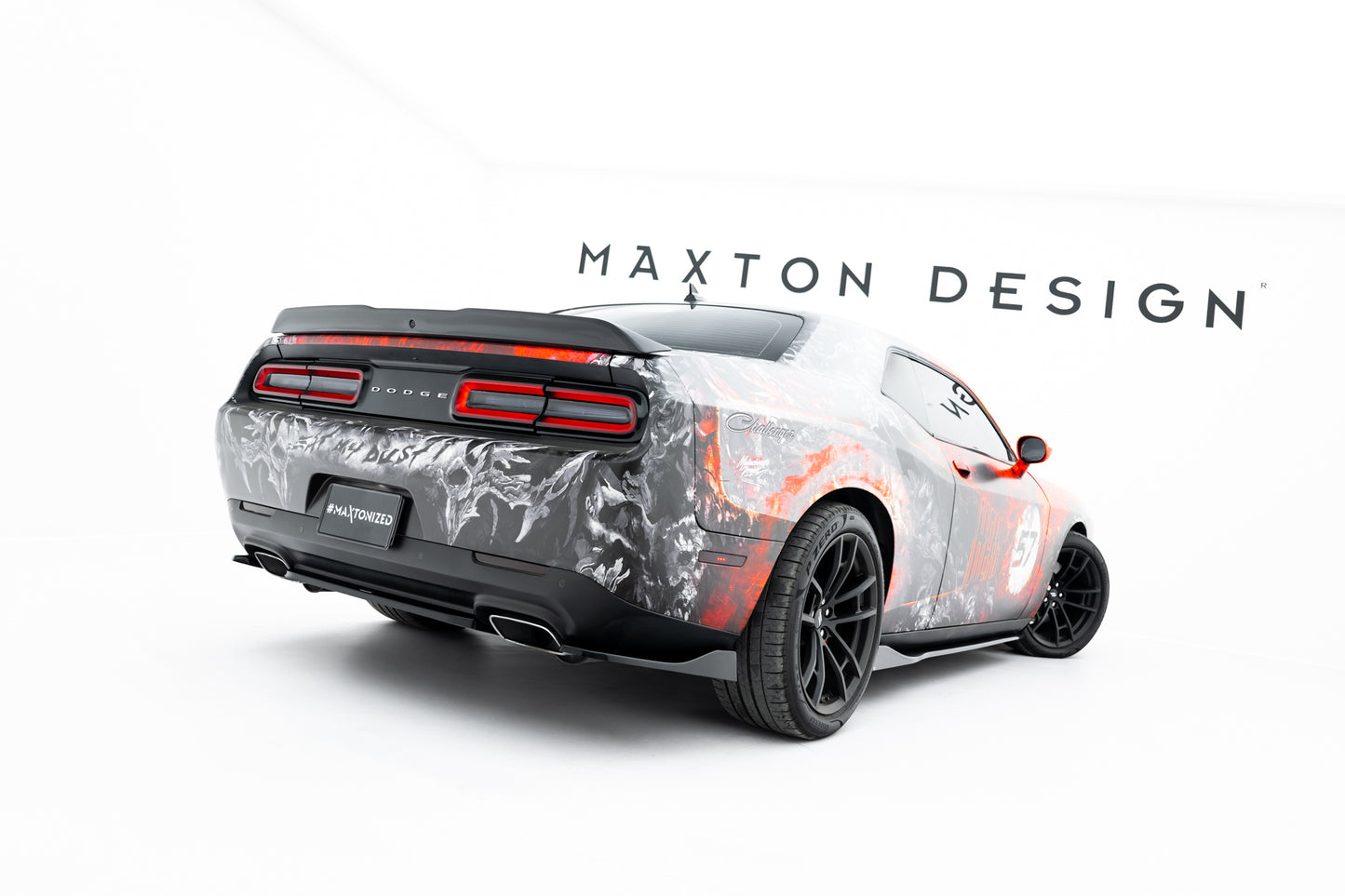 Rear Side Splitters Dodge Challenger GT Mk3 Facelift
