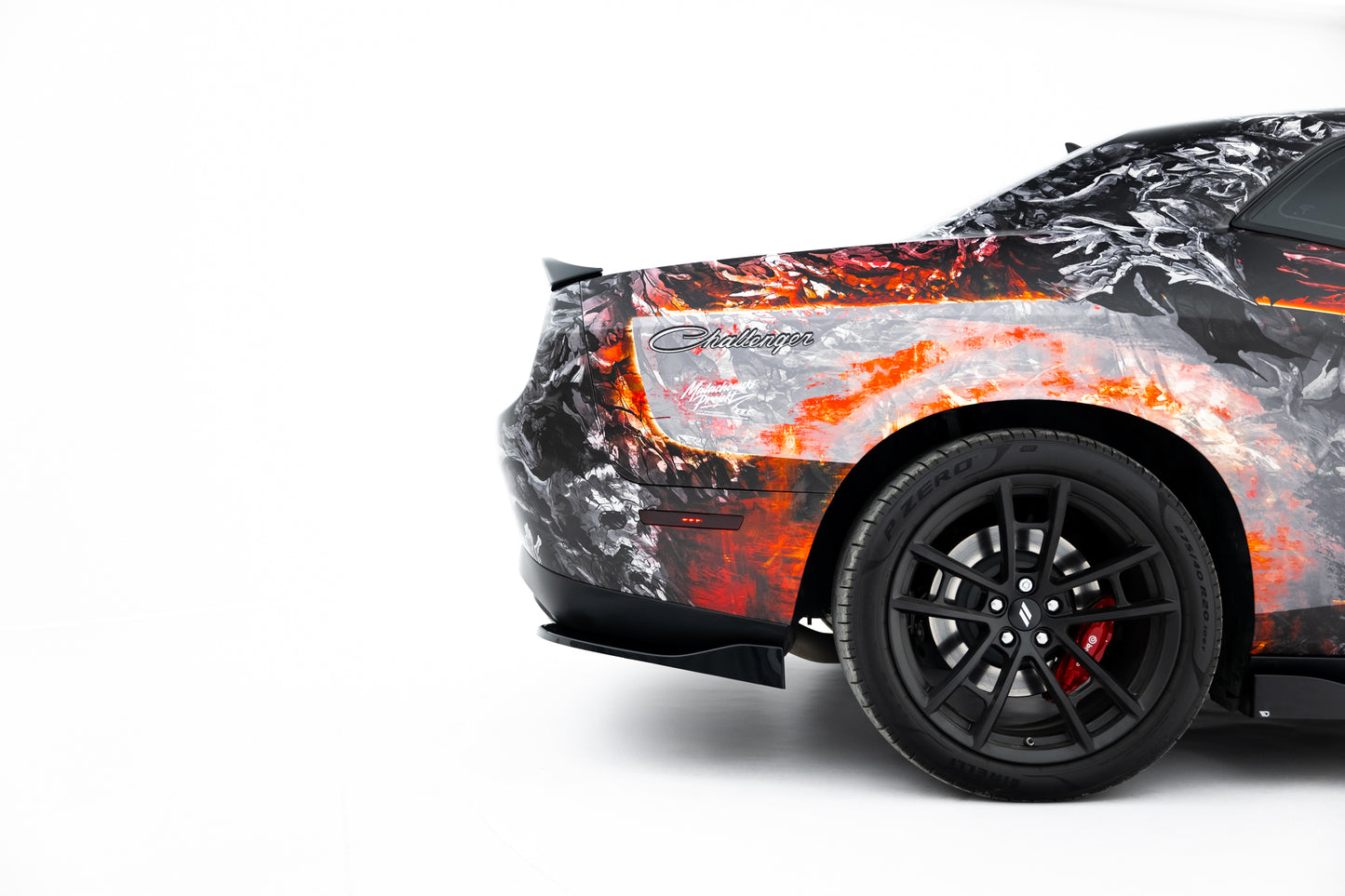 Rear Side Splitters Dodge Challenger GT Mk3 Facelift