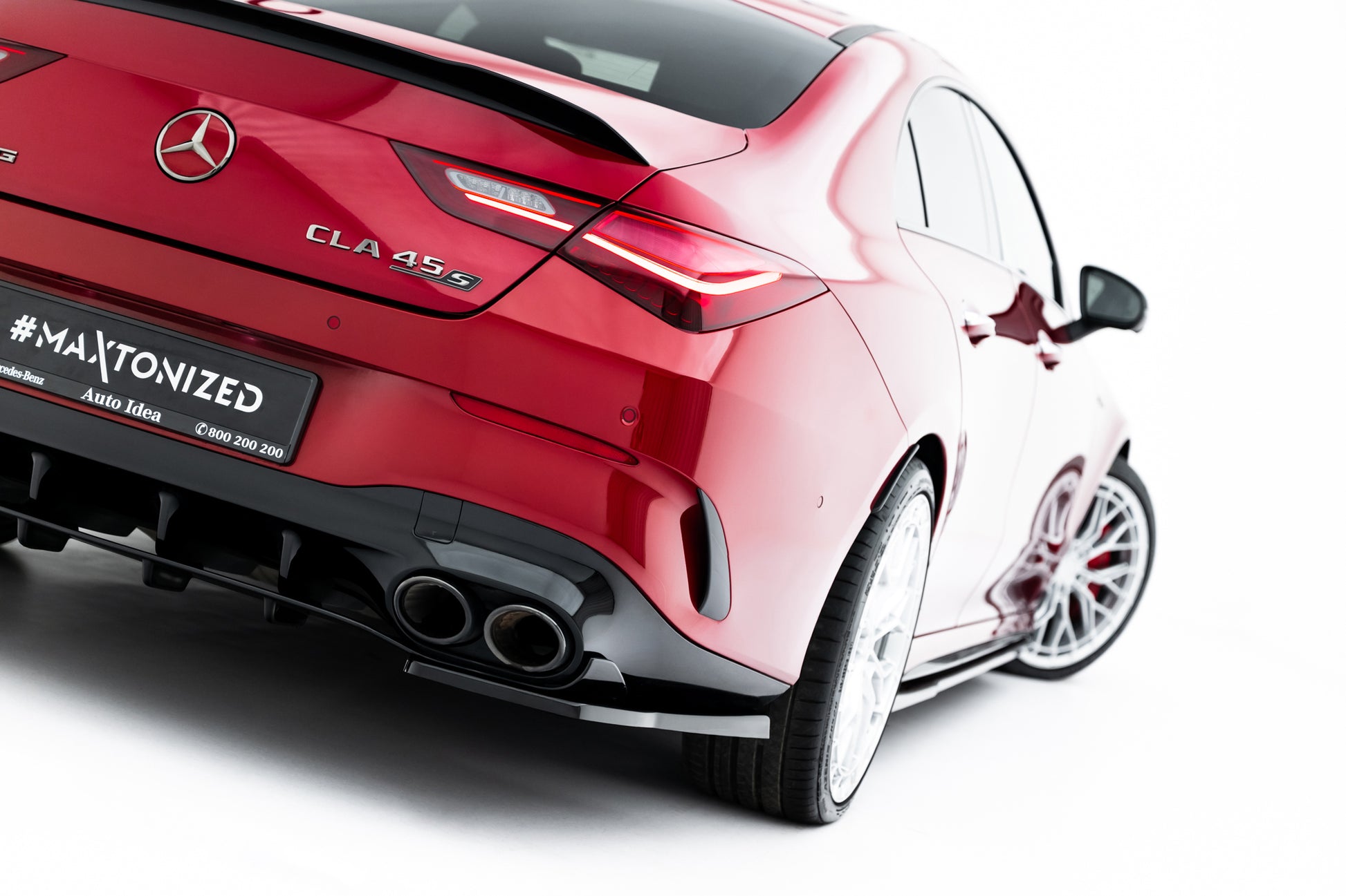 Rear Side Splitters Mercedes-AMG CLA 45 Aero C118 Facelift