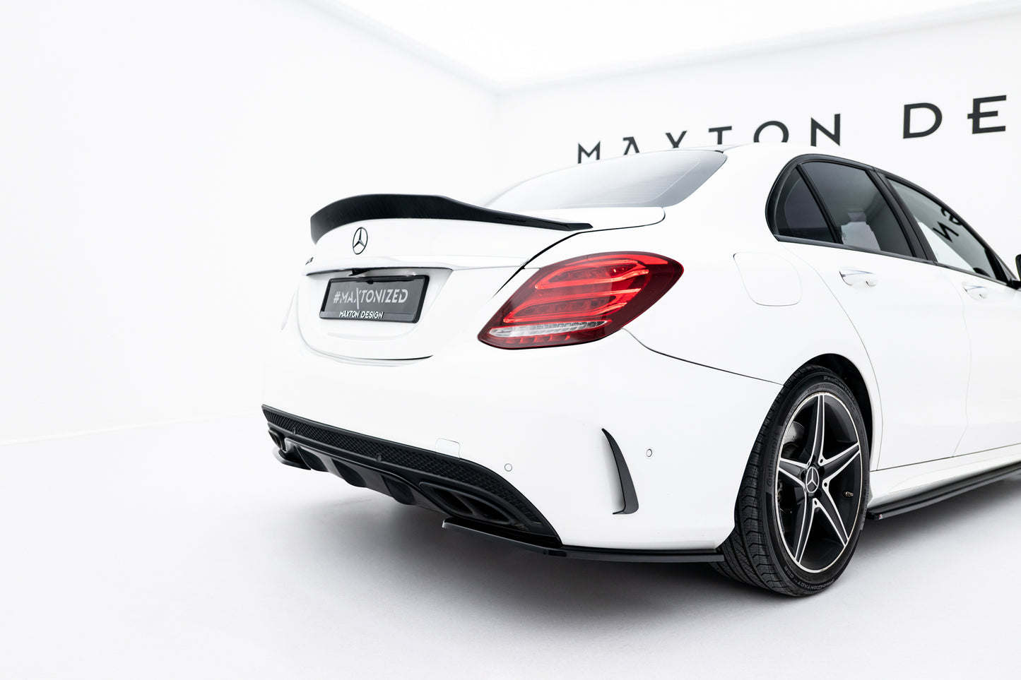 Rear Side Splitters Mercedes-Benz C AMG-Line / C43 AMG Sedan W205