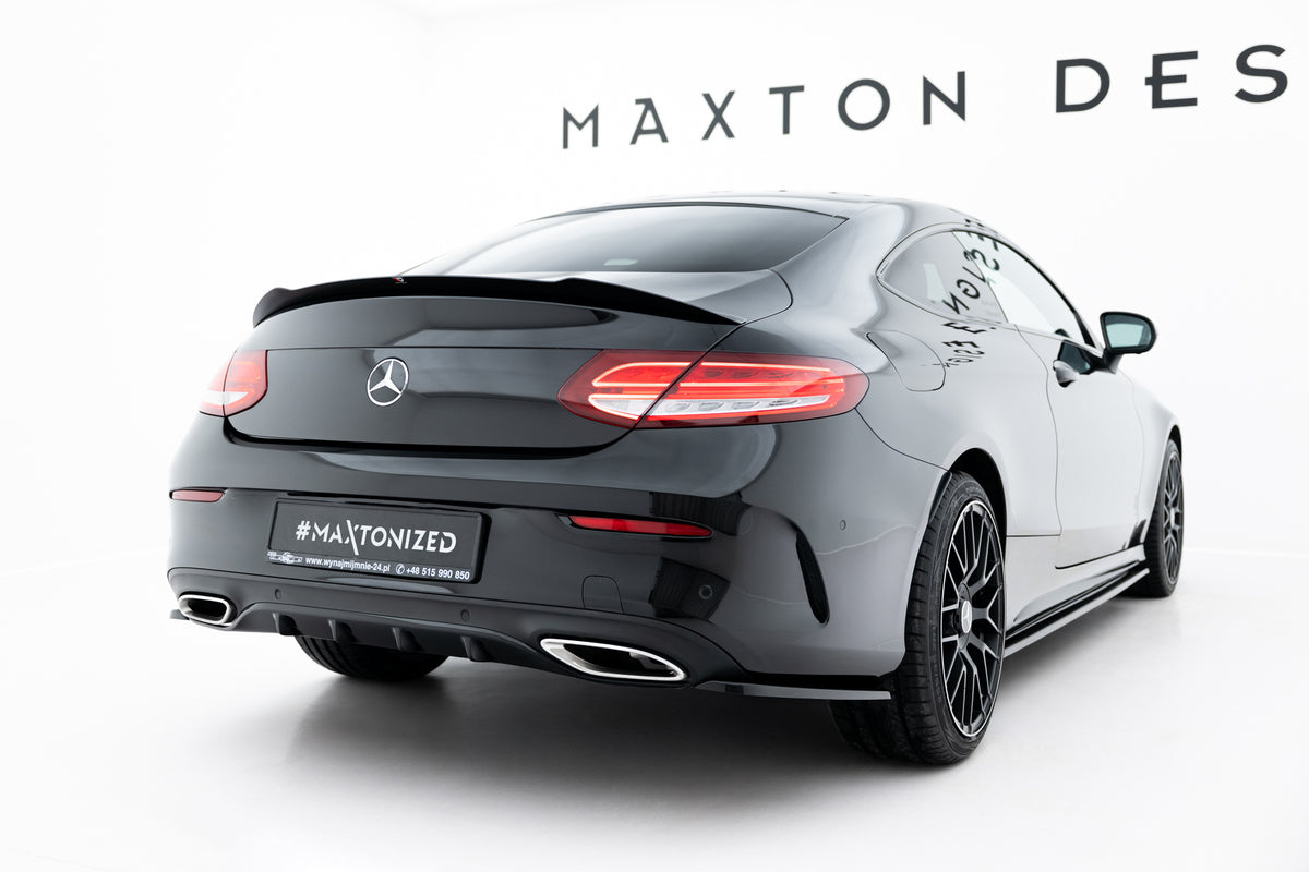 Rear Side Splitters Mercedes- Benz C Coupe AMG-Line C205