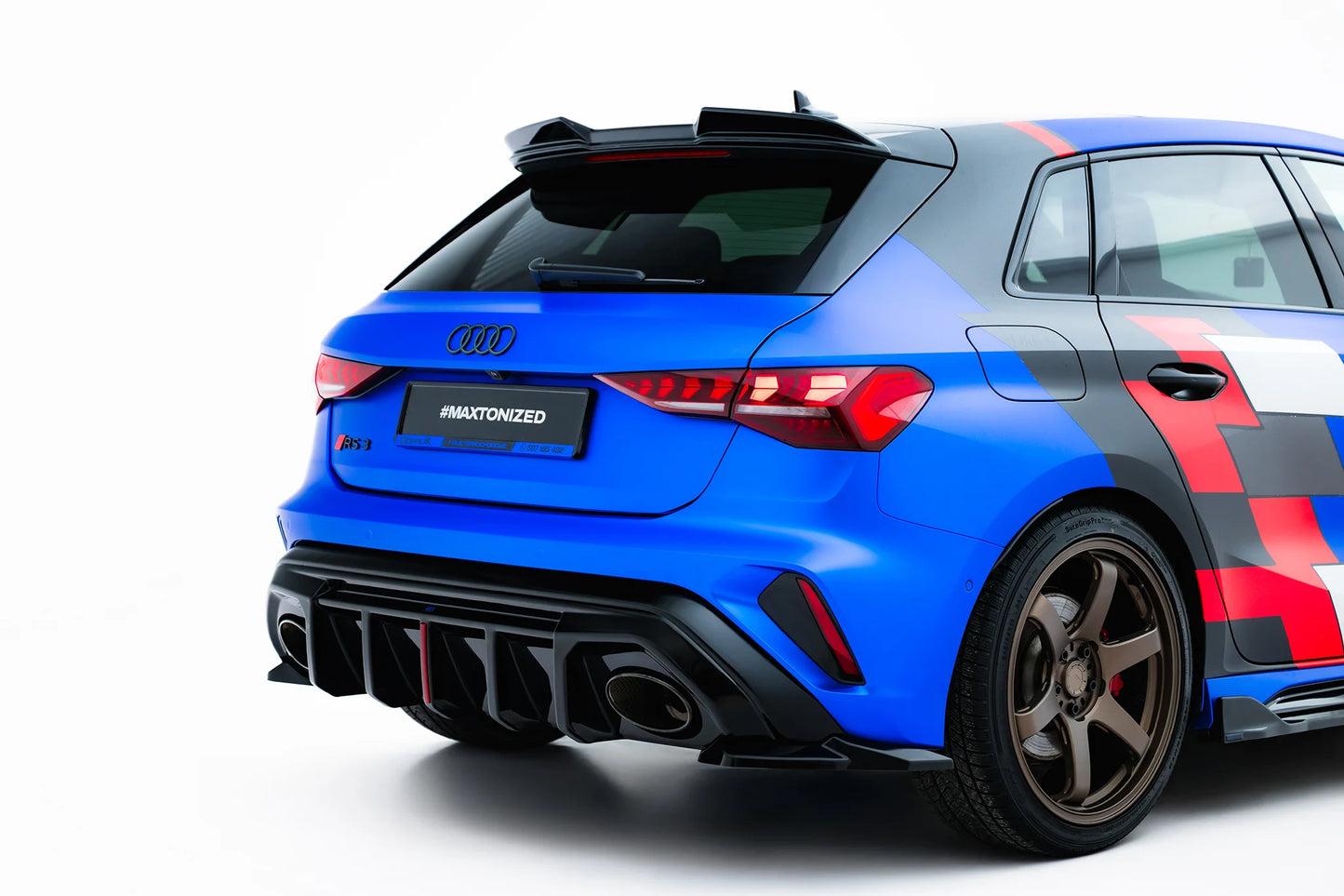 Rear Side Splitters V.1 Audi RS3 Sportback 8Y Facelift