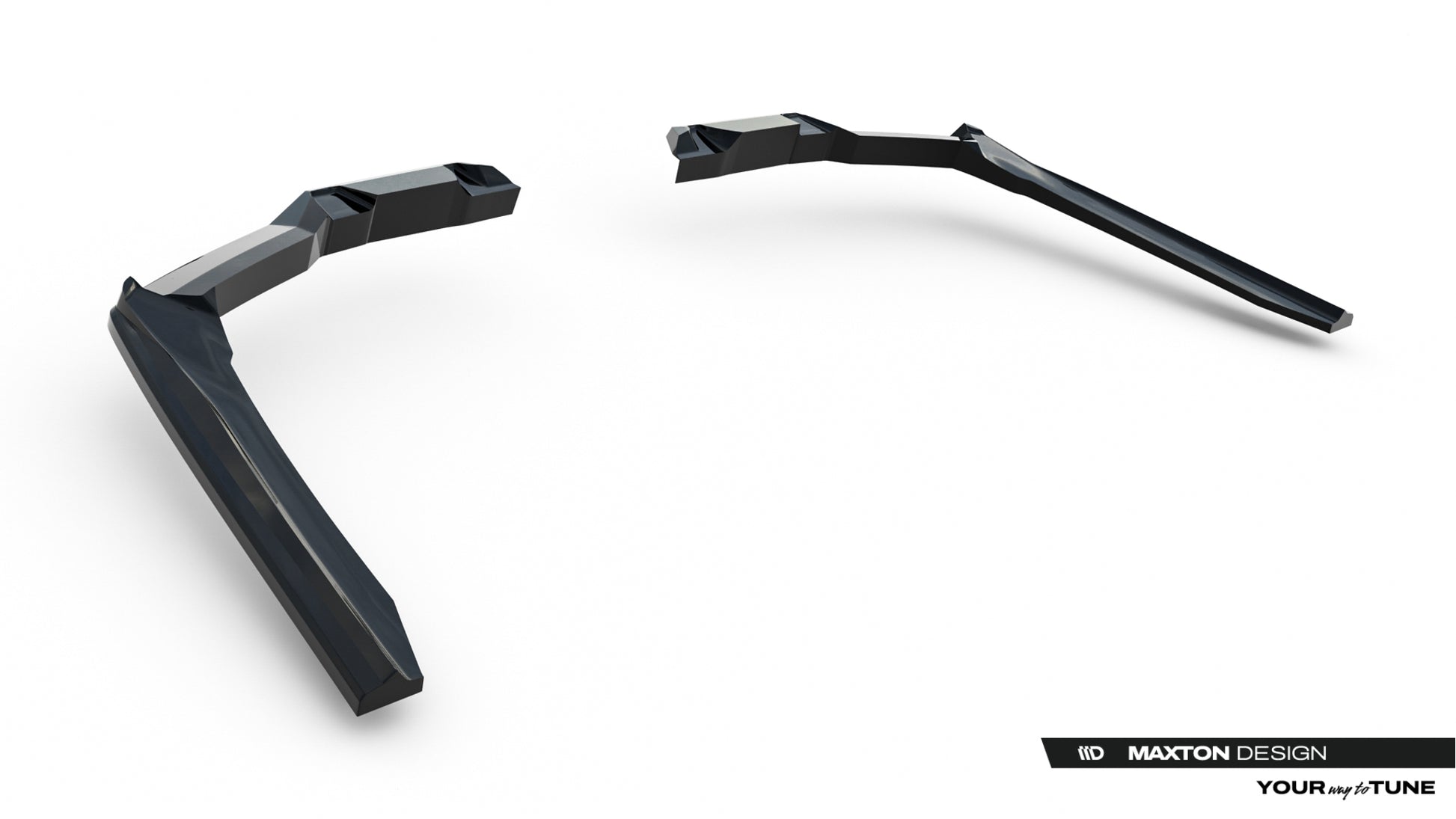 Rear Side Splitters V.1 BMW 5 / i5 M-Pack Sedan / Touring G60 / G61