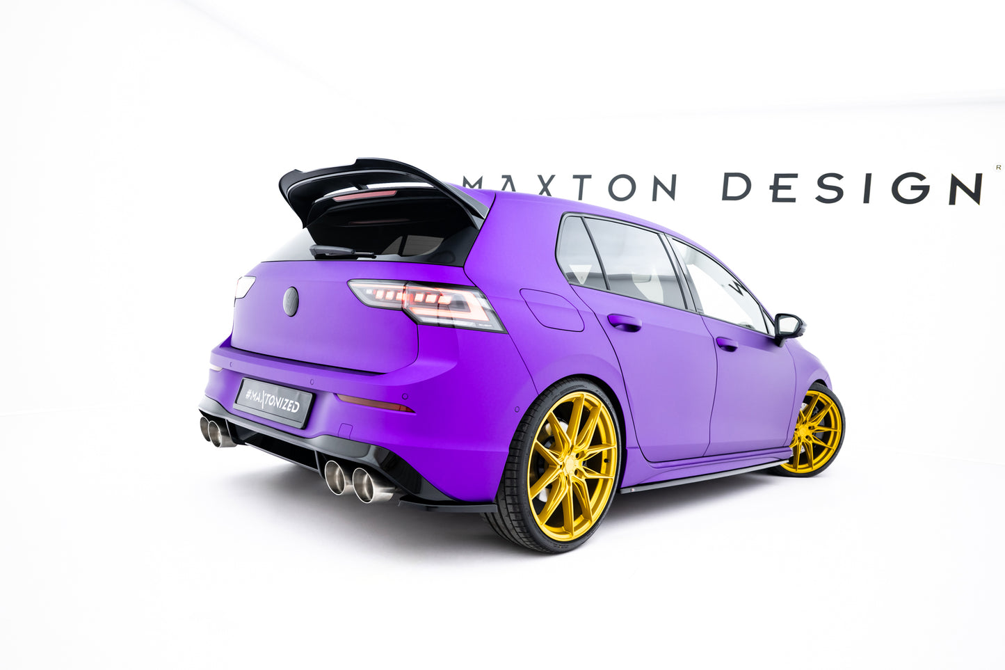 Rear Side Splitters V.1 for Volkswagen Golf R Hatchback Mk8 Facelift