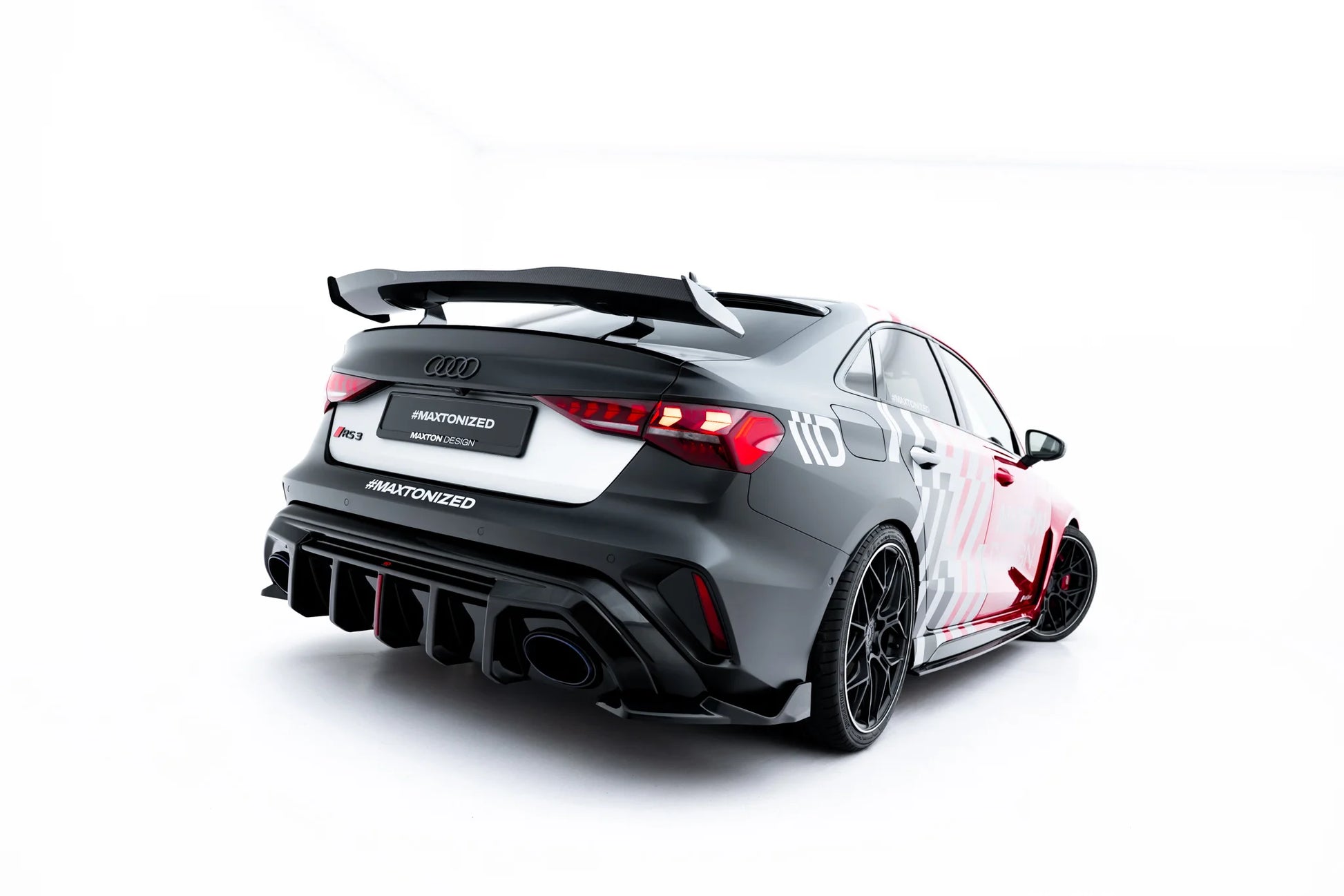 Rear Side Splitters V.2 Audi RS3 Sedan 8Y Facelift