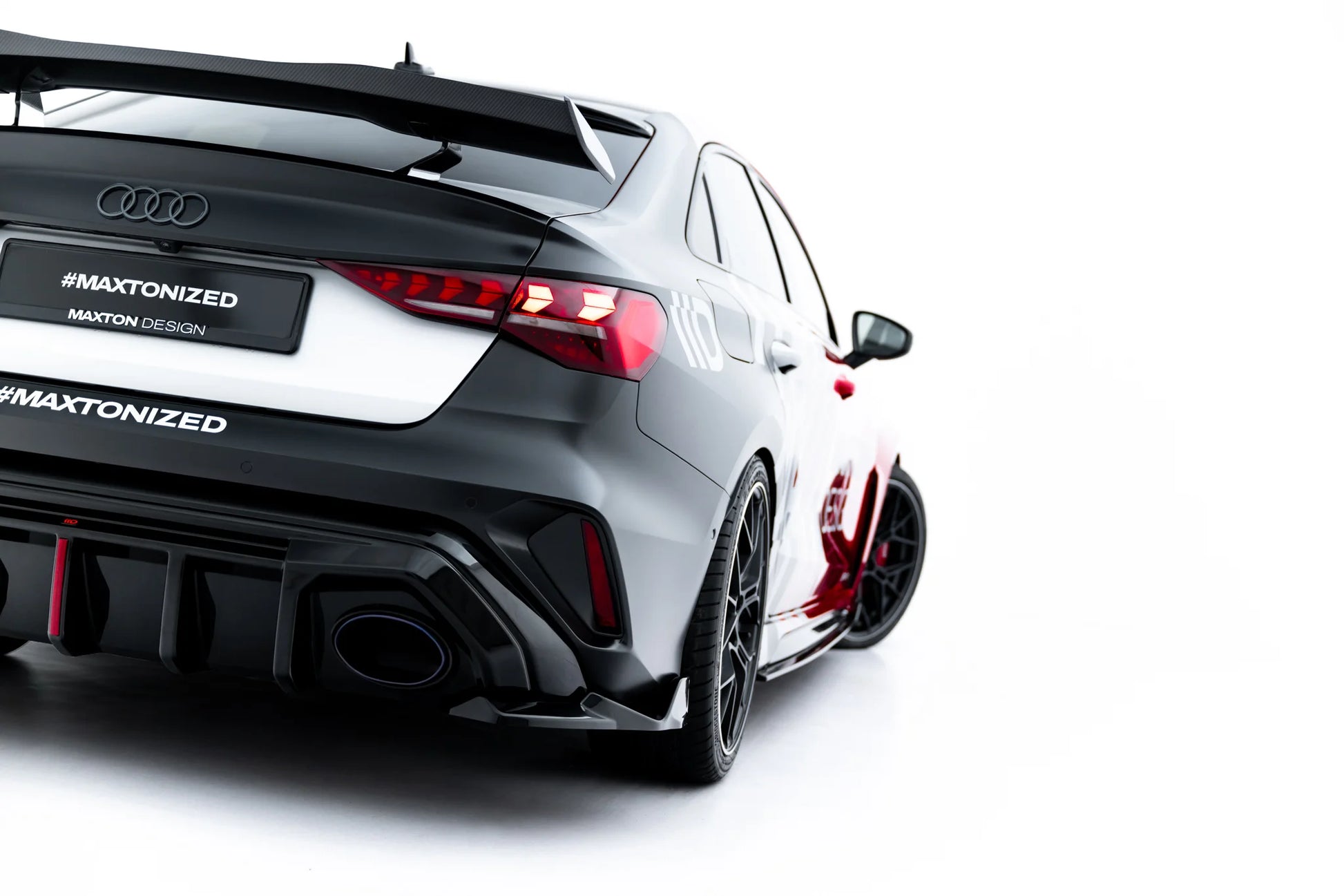 Rear Side Splitters V.2 Audi RS3 Sedan 8Y Facelift