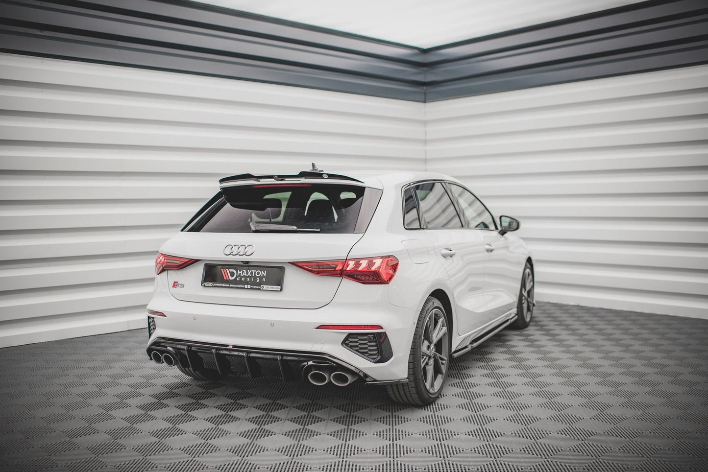 Rear Side Splitters V.2 Audi S3 / A3 S-Line Sportback 8Y