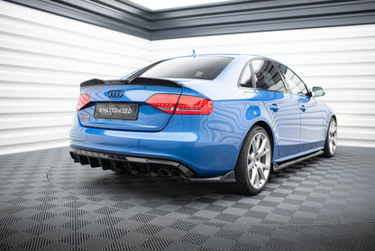 Rear Side Splitters V.2 Audi S4 / A4 S-Line Sedan B8