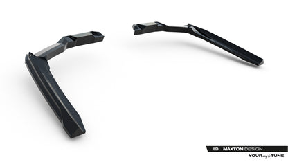 Rear Side Splitters V.2 BMW 5 / i5 M-Pack Sedan / Touring G60 / G61