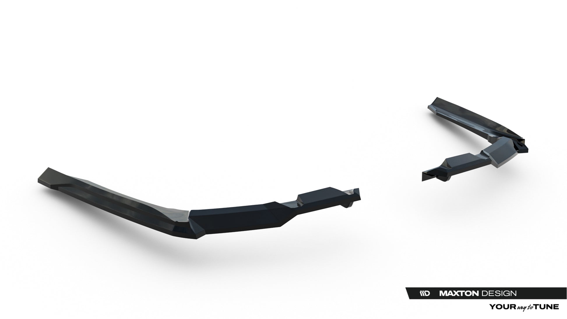 Rear Side Splitters V.2 BMW 5 / i5 M-Pack Sedan / Touring G60 / G61