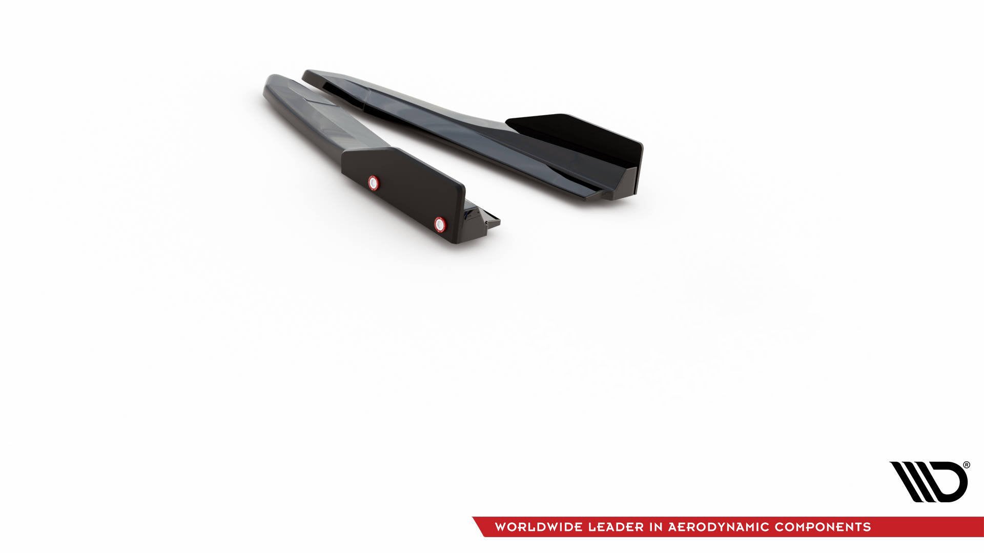 Rear Side Splitters V.2 + Flaps Skoda Octavia RS Combi / Liftback Mk4 / Mk4 Facelift
