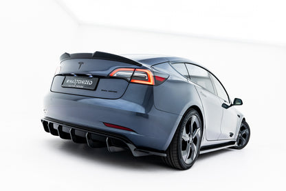 Rear Side Splitters V.2 Tesla Model 3