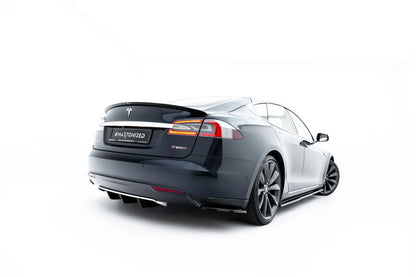 Rear Side Splitters V.2 Tesla Model S Mk1