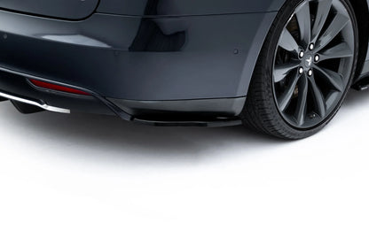 Rear Side Splitters V.2 Tesla Model S Mk1