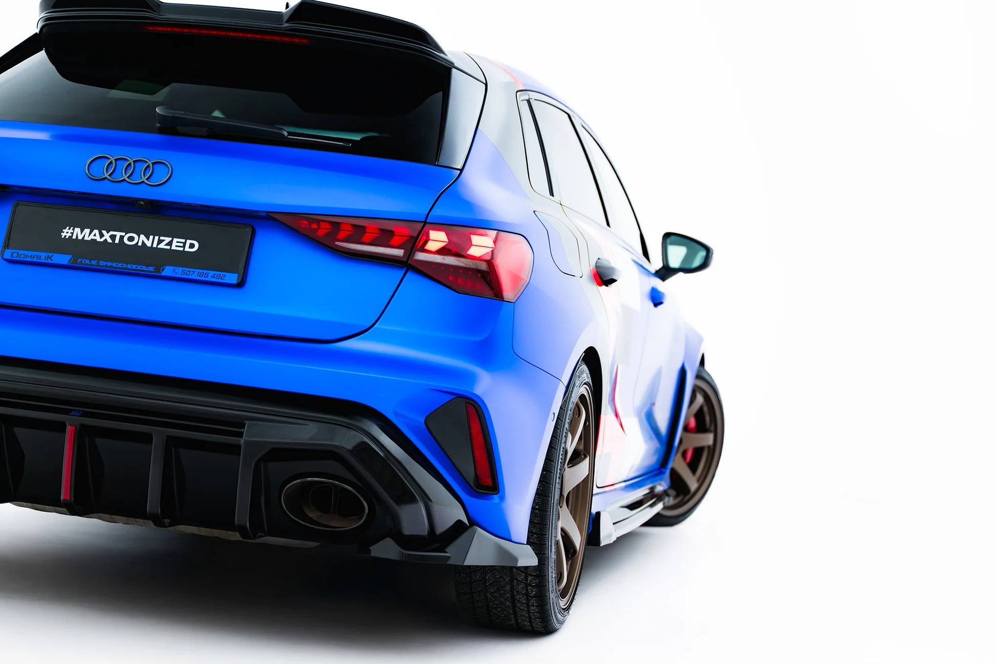 Rear Side Splitters V.3 Audi RS3 Sportback 8Y Facelift