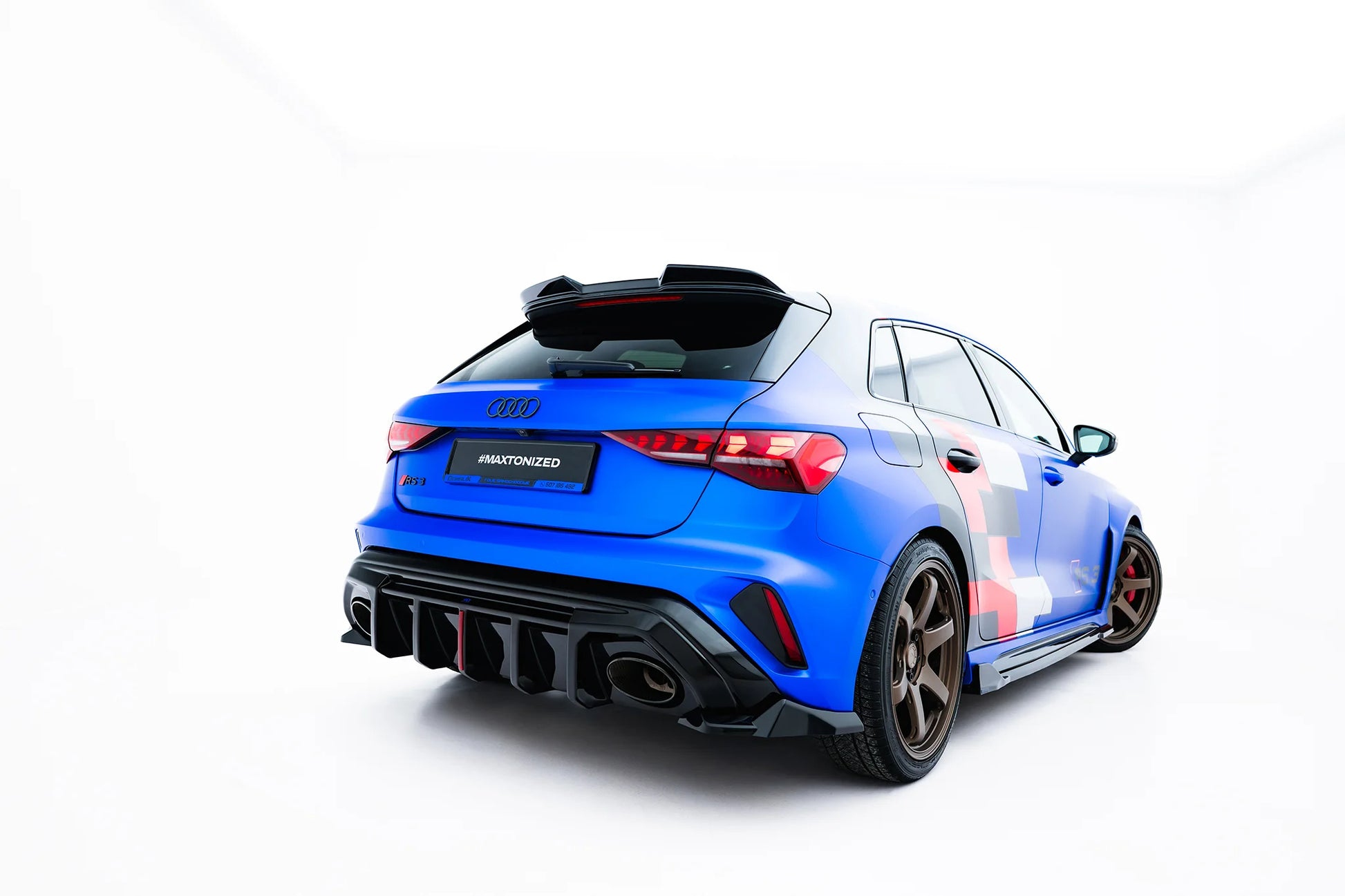 Rear Side Splitters V.3 Audi RS3 Sportback 8Y Facelift