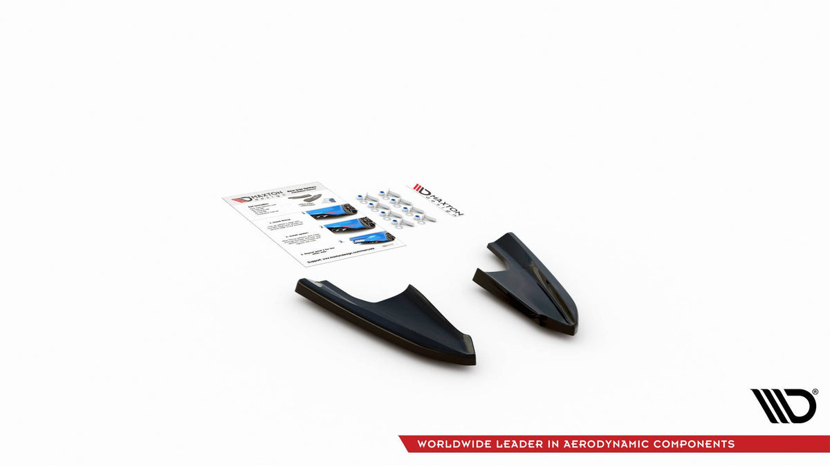 Rear Side Splitters V.3 for Volkswagen Golf R Hatchback Mk8