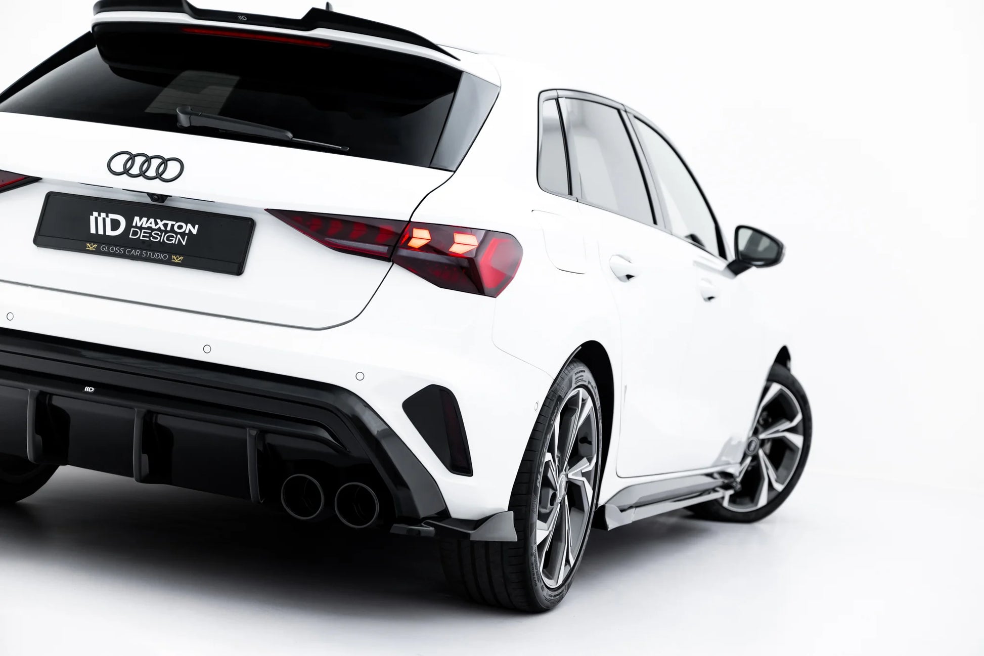 Rear Side Splitters V.4 Audi S3 Sportback 8Y Facelift