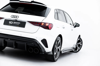 Rear Side Splitters V.4 Audi S3 Sportback 8Y Facelift