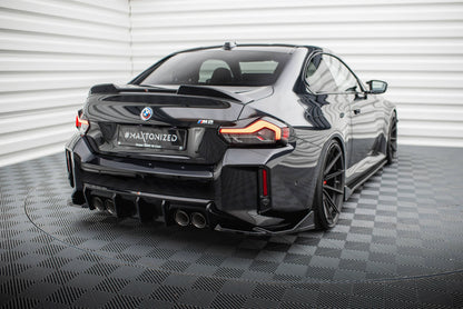 Rear Side Splitters V.4 (For rear valance v.1)  BMW M2 G87