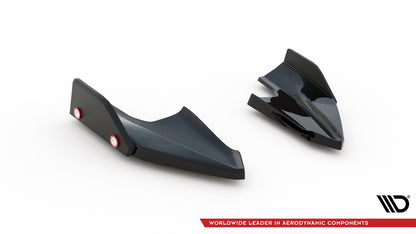Rear Side Splitters V.5 + Flaps Volkswagen Golf R Hatchback Mk8 Facelift