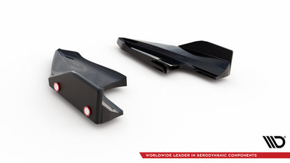 Rear Side Splitters V.5 + Flaps Volkswagen Golf R Hatchback Mk8 Facelift