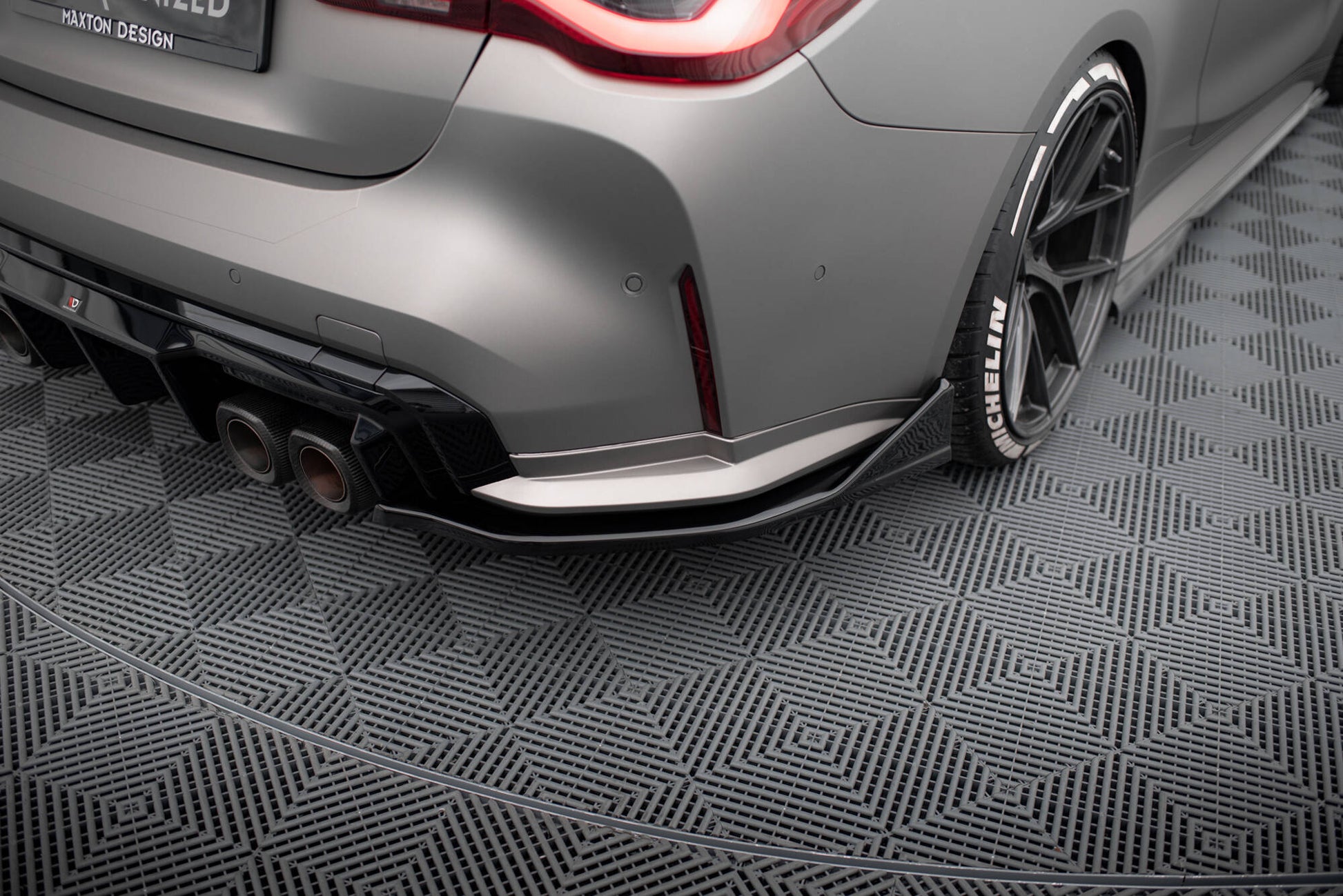 Rear Side Splitters V.5 (For rear valance v.1)  BMW M4 G82 / G82 Facelift