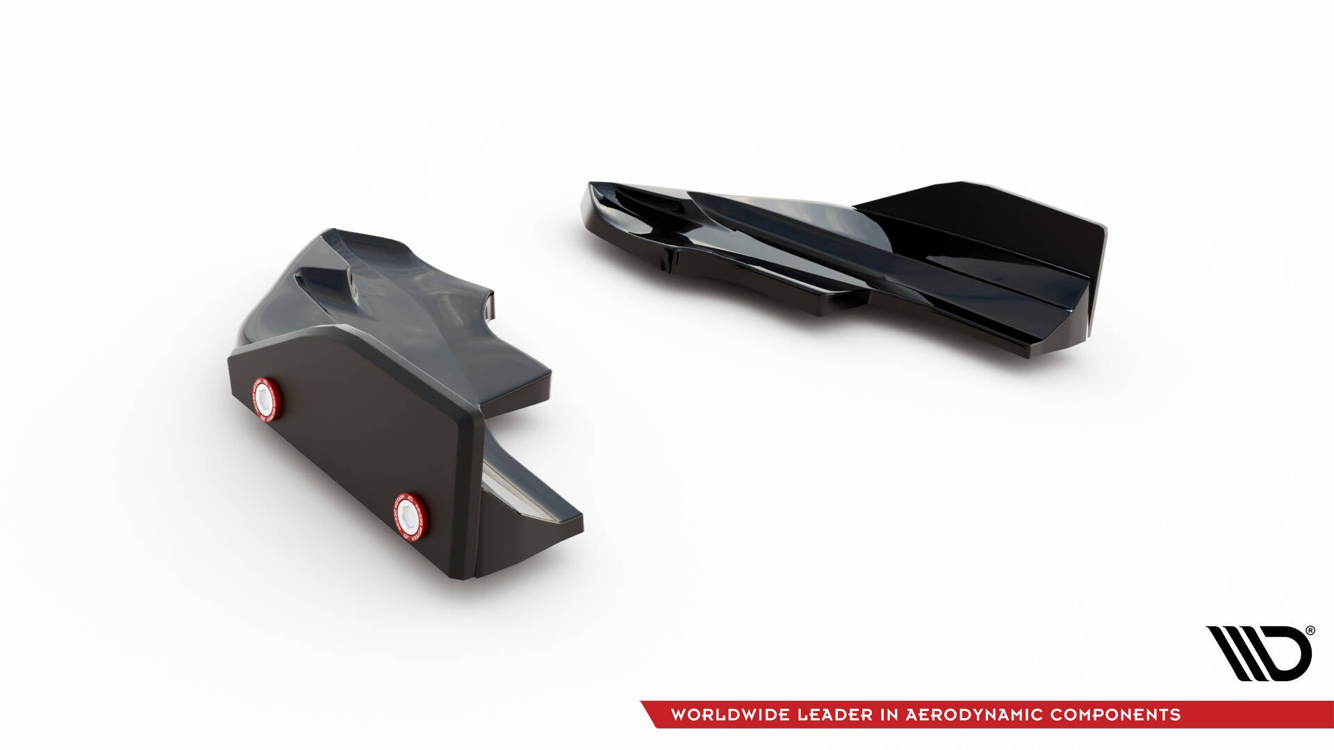 Rear Side Splitters V.6 + Flaps Volkswagen Golf R Hatchback Mk8 Facelift