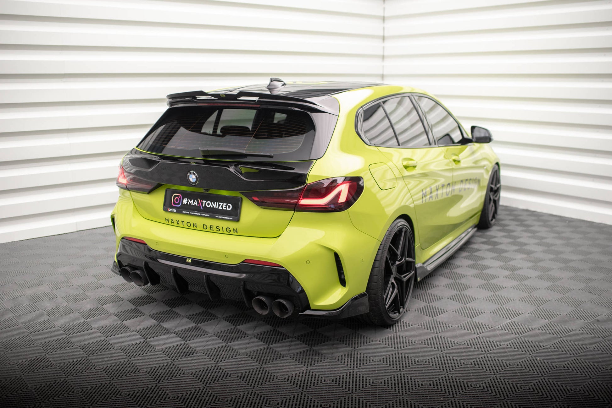 Rear Side Splitters V.6 (For rear valance v.3) for BMW 1 M-Pack /  M135i / 128ti F40
