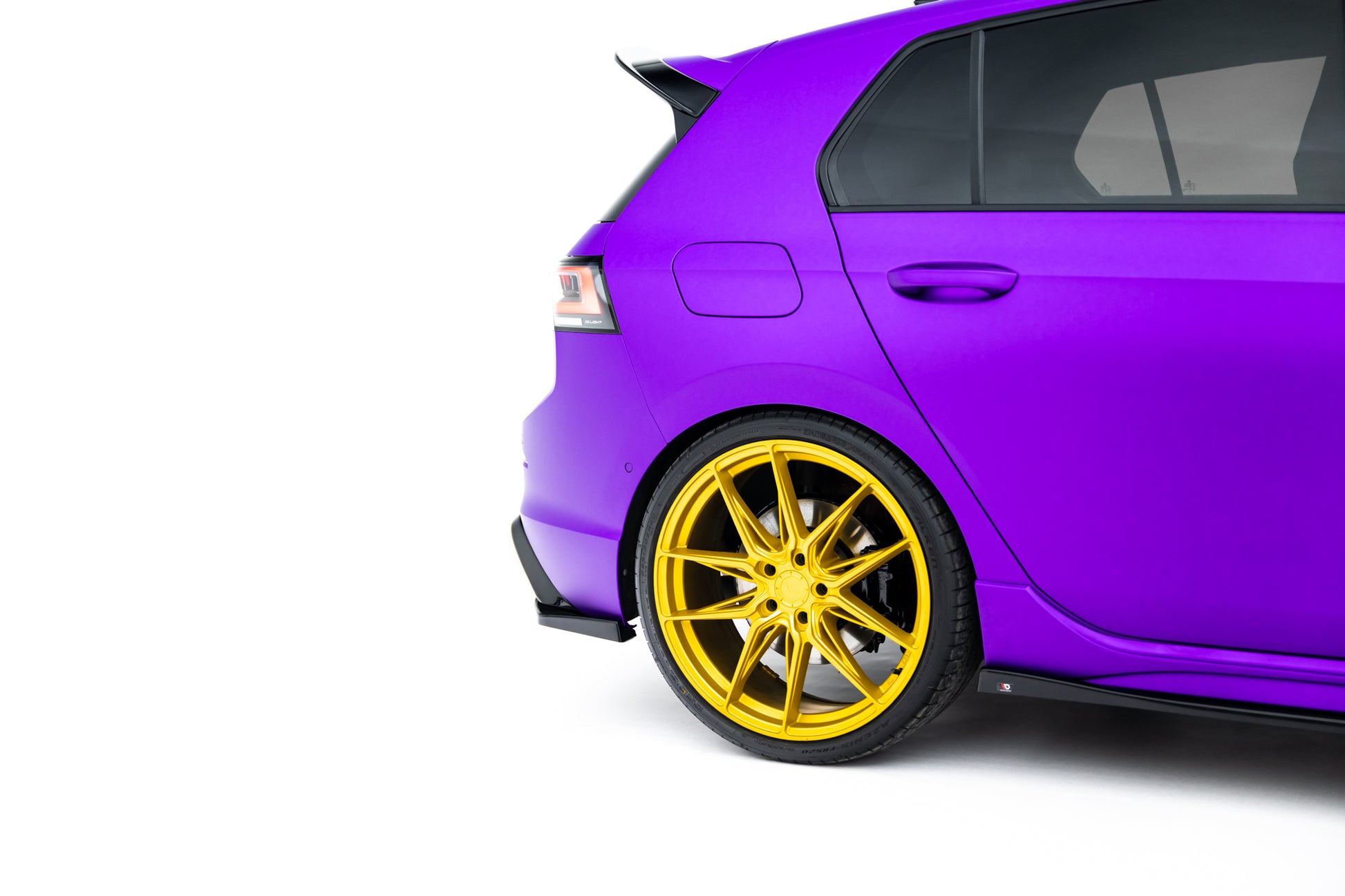 Rear Side Splitters V.6 for Volkswagen Golf R Hatchback Mk8 Facelift