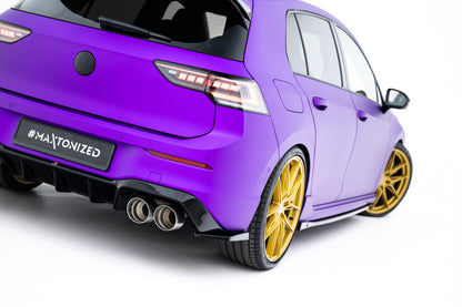 Rear Side Splitters V.6 for Volkswagen Golf R Hatchback Mk8 Facelift