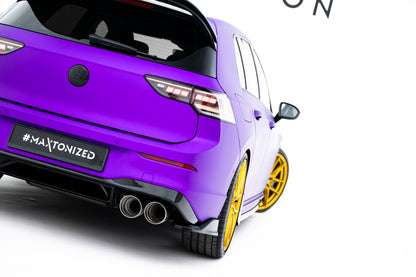 Rear Side Splitters V.7 Volkswagen Golf R Hatchback Mk8 / Mk8 Facelift