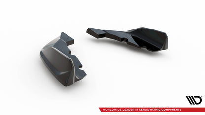 Rear Side Splitters V.8 (For rear valance v.1) BMW 1 M-Pack /  M135i / 128ti F40