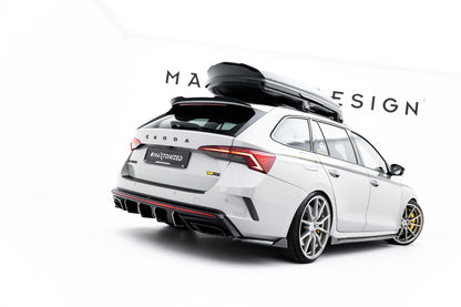 Rear Side Splitters V.8 Skoda Octavia RS Liftback / Combi Mk4