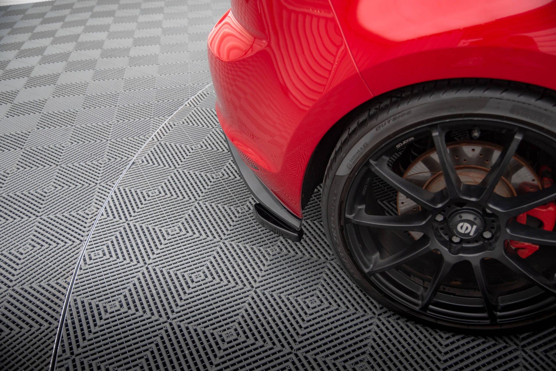 Rear Side Splitters Volkswagen Golf GTI Clubsport Mk7