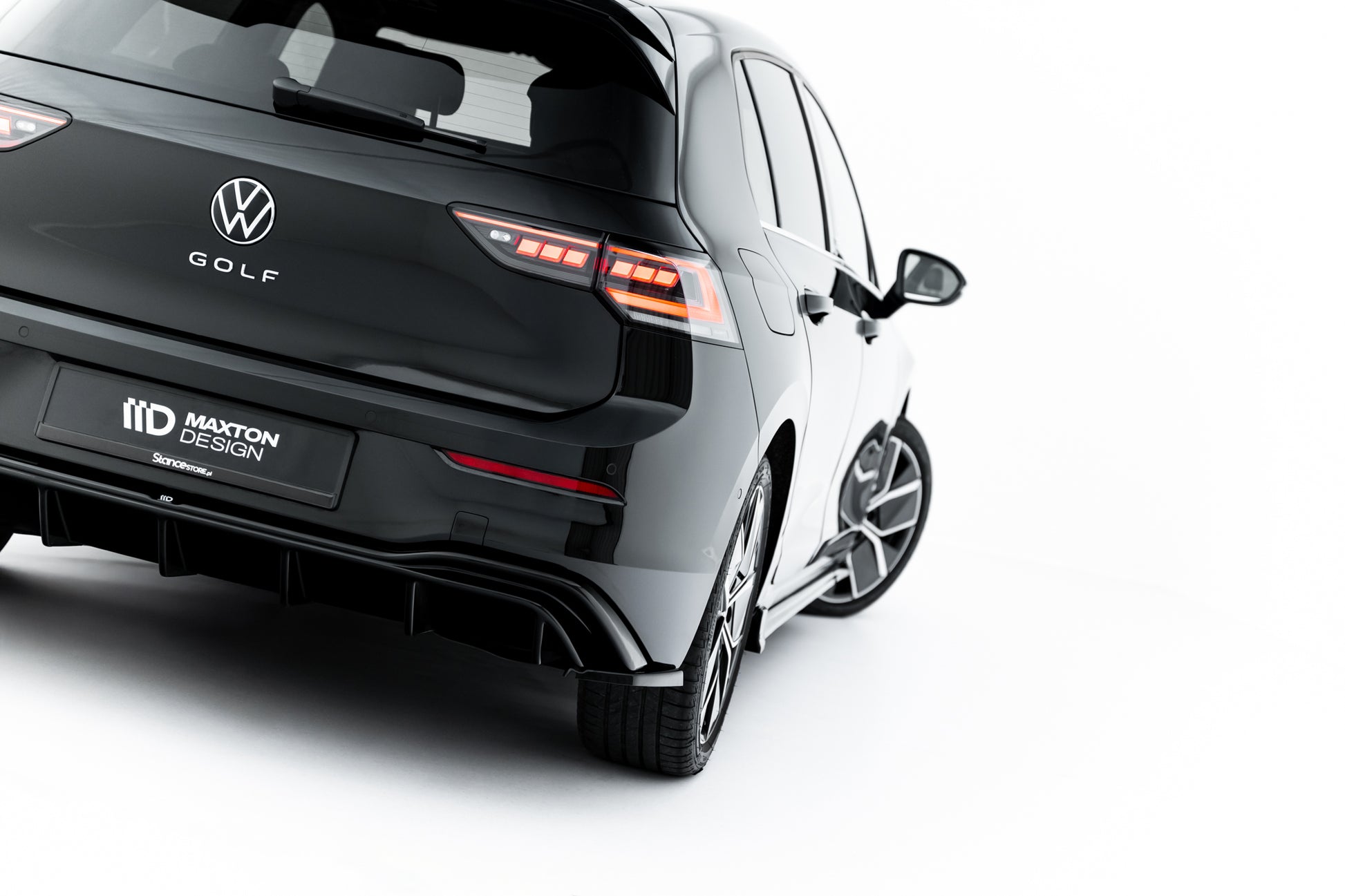 Rear Side Splitters Volkswagen Golf Hatchback Mk8 Facelift